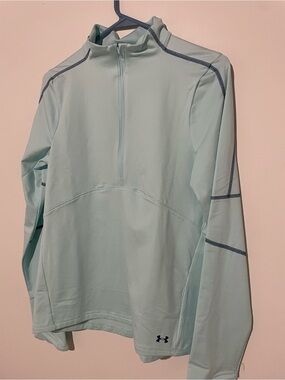 Under Armour Mint Green Quarter-Zip Pullover